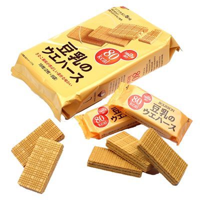 品味日本布尔本豆乳威化 海外购物中的轻奢零食之选